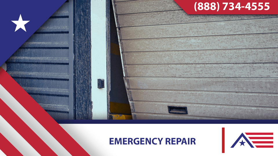 Emergency garage door service