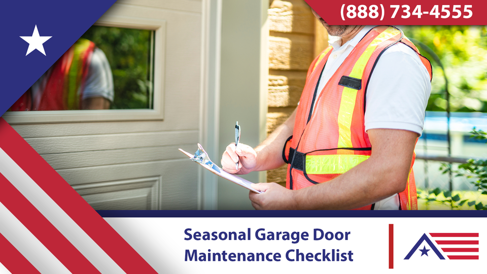 Garage door maintenance checklist