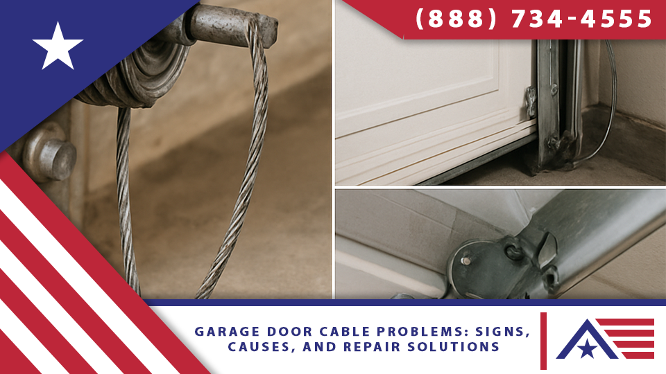 Garage Door Cable Problems Signs, Causes, and Repair Solutions 2