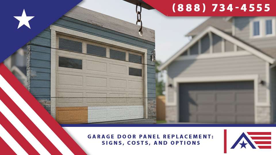 7 Garage Door Panel Replacement Signs, Costs, and Options 2