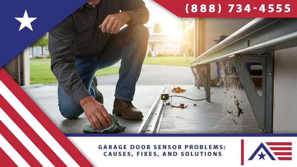 Garage Door Sensor Problems Causes, Fixes, and Solutions